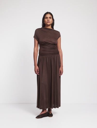 Priam Dress in Bracken