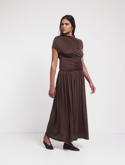 Priam Dress in Bracken