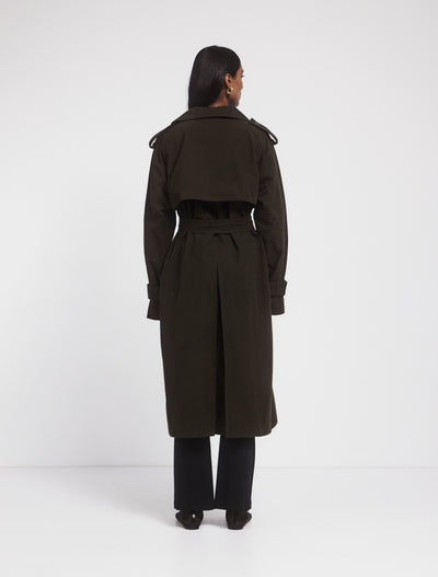 Trench in Dark Olive