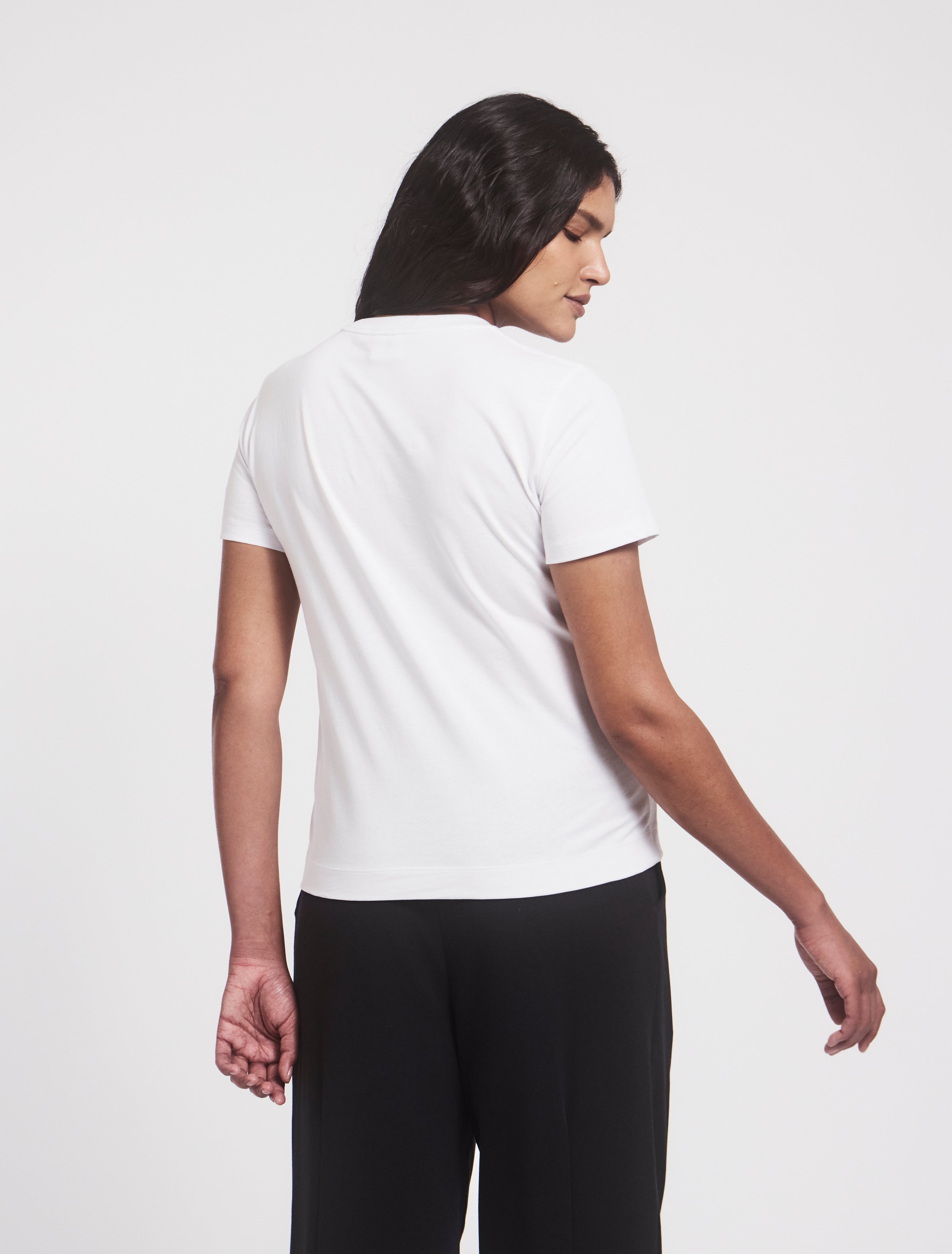 White T-Shirt - Drew – Ninety Percent