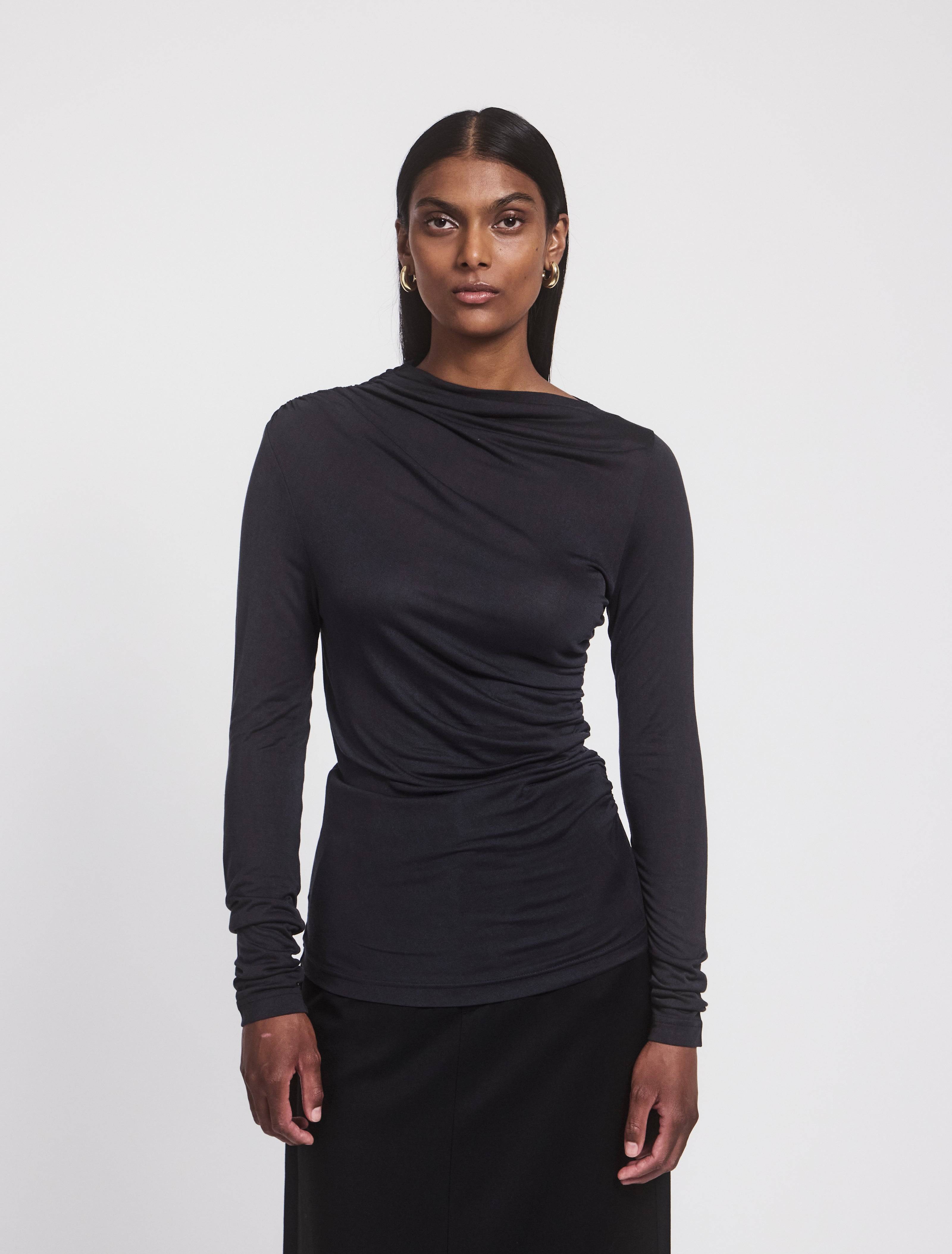 Navy Long Sleeve Top - Stylish and Comfortable – Ninety Percent