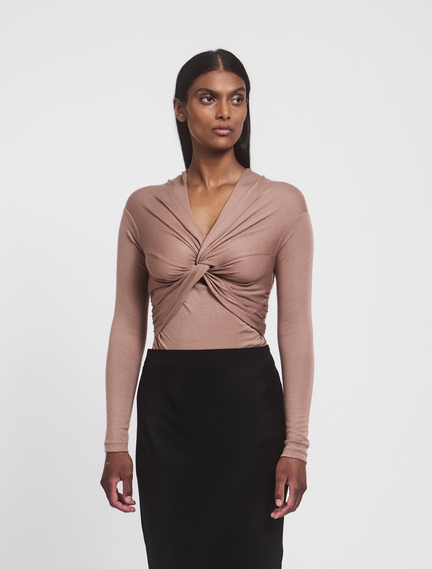 VESTA TOP in Sandalwood