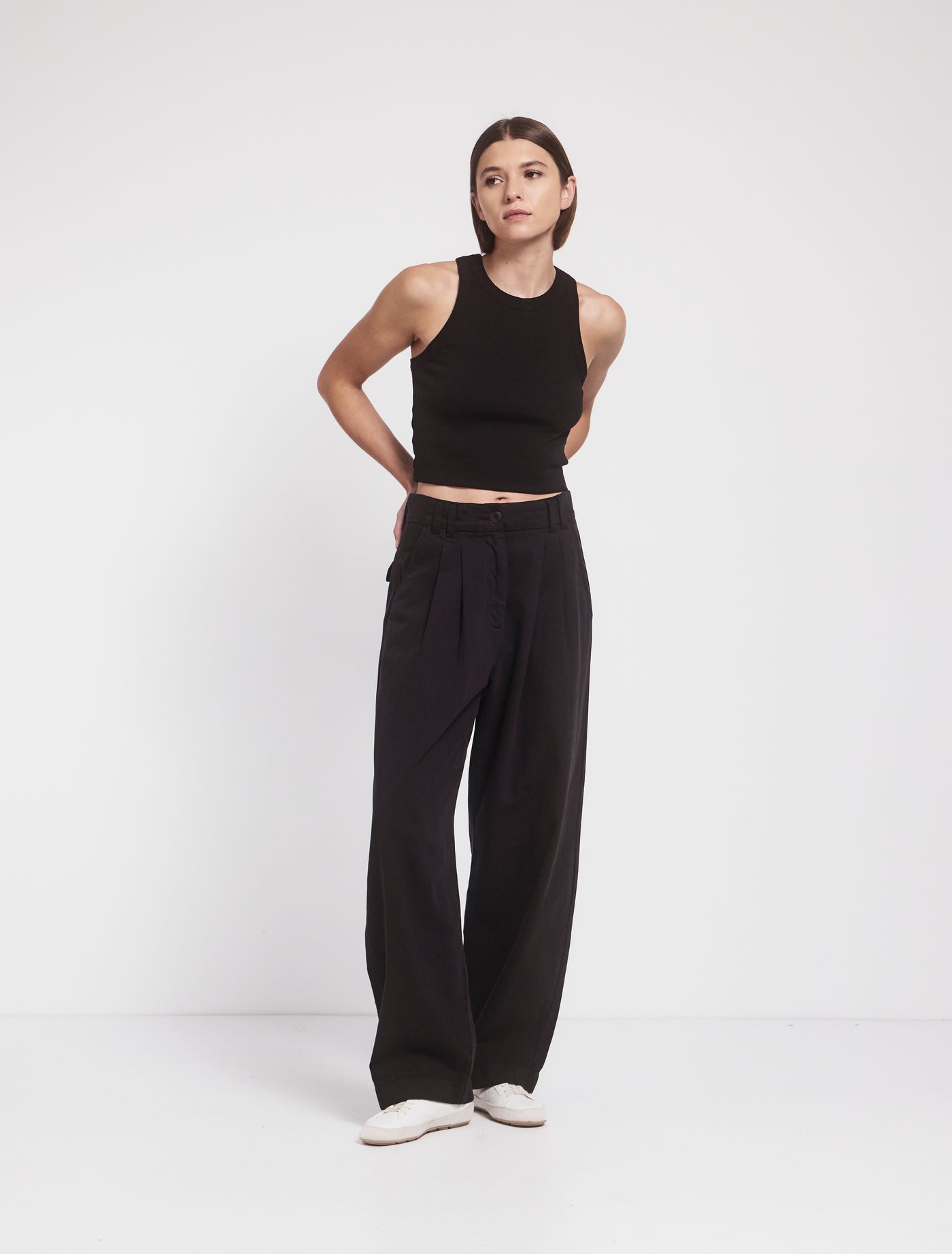 Apollo Loose Pant in Obsidian