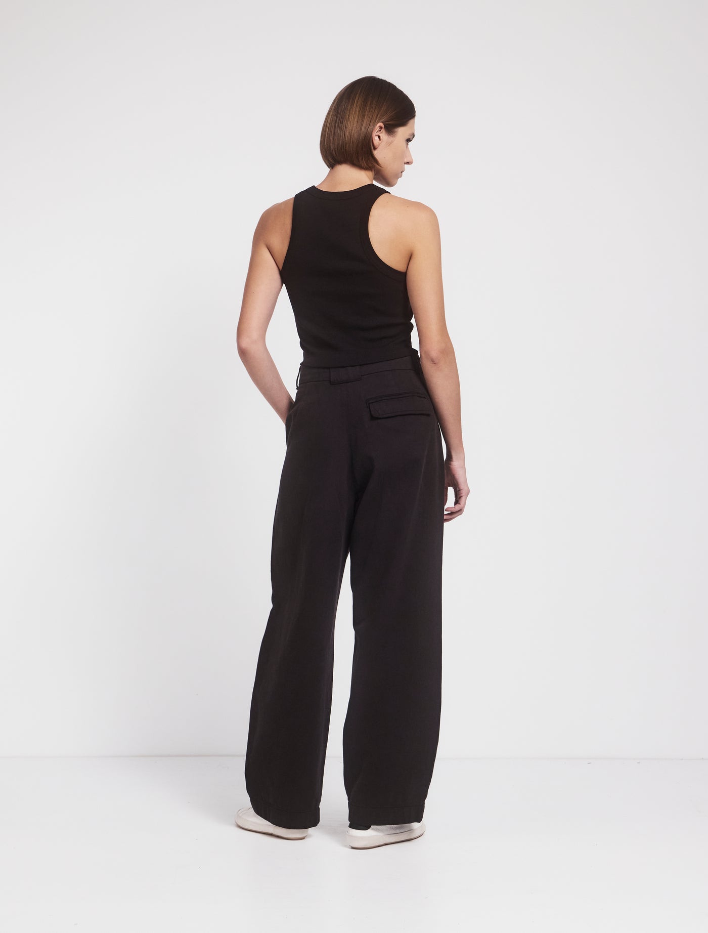 Apollo Loose Pant in Obsidian