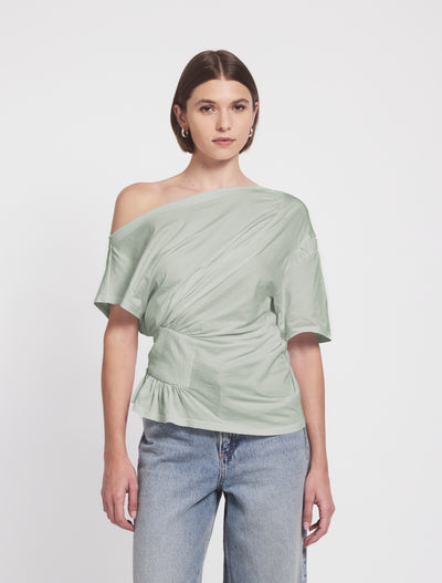 Agathi Top in Pale Sage