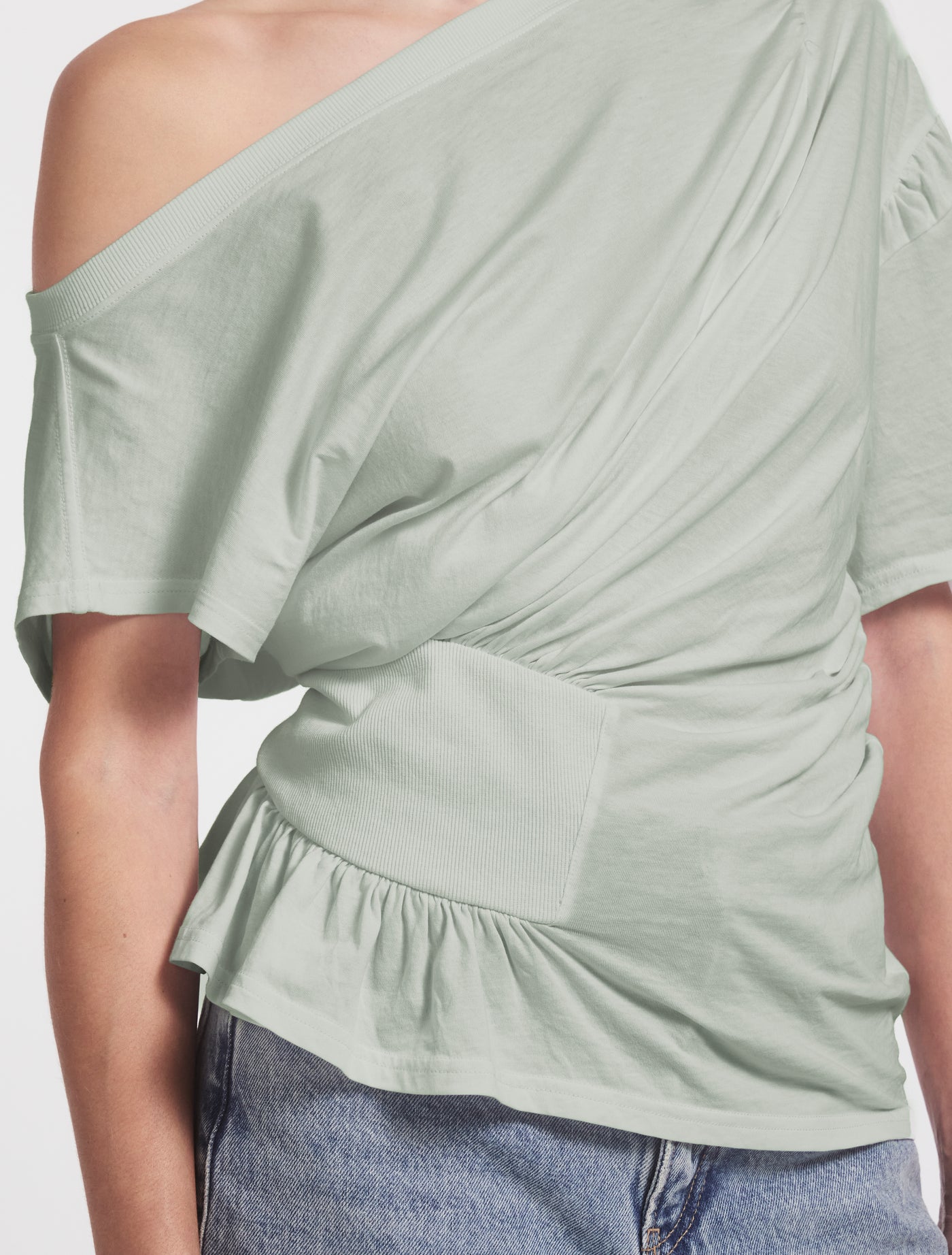 Agathi Top in Pale Sage