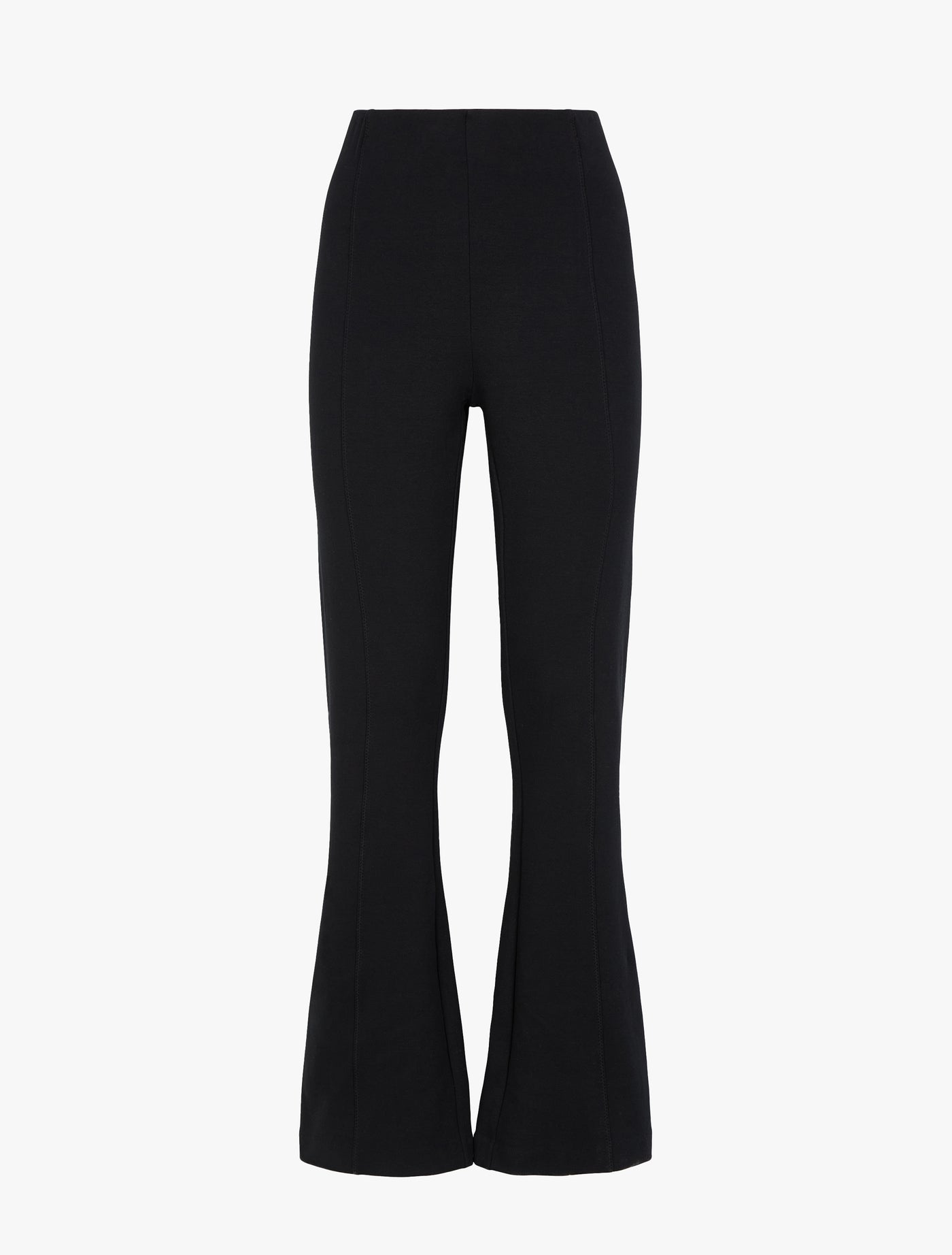 Nabila Crop Flare Travel Pant in Black