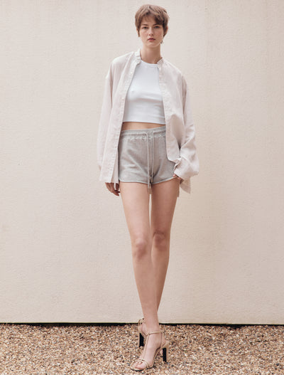 Lyla Shorts in Grey Marl