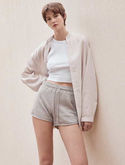 Lyla Shorts in Grey Marl