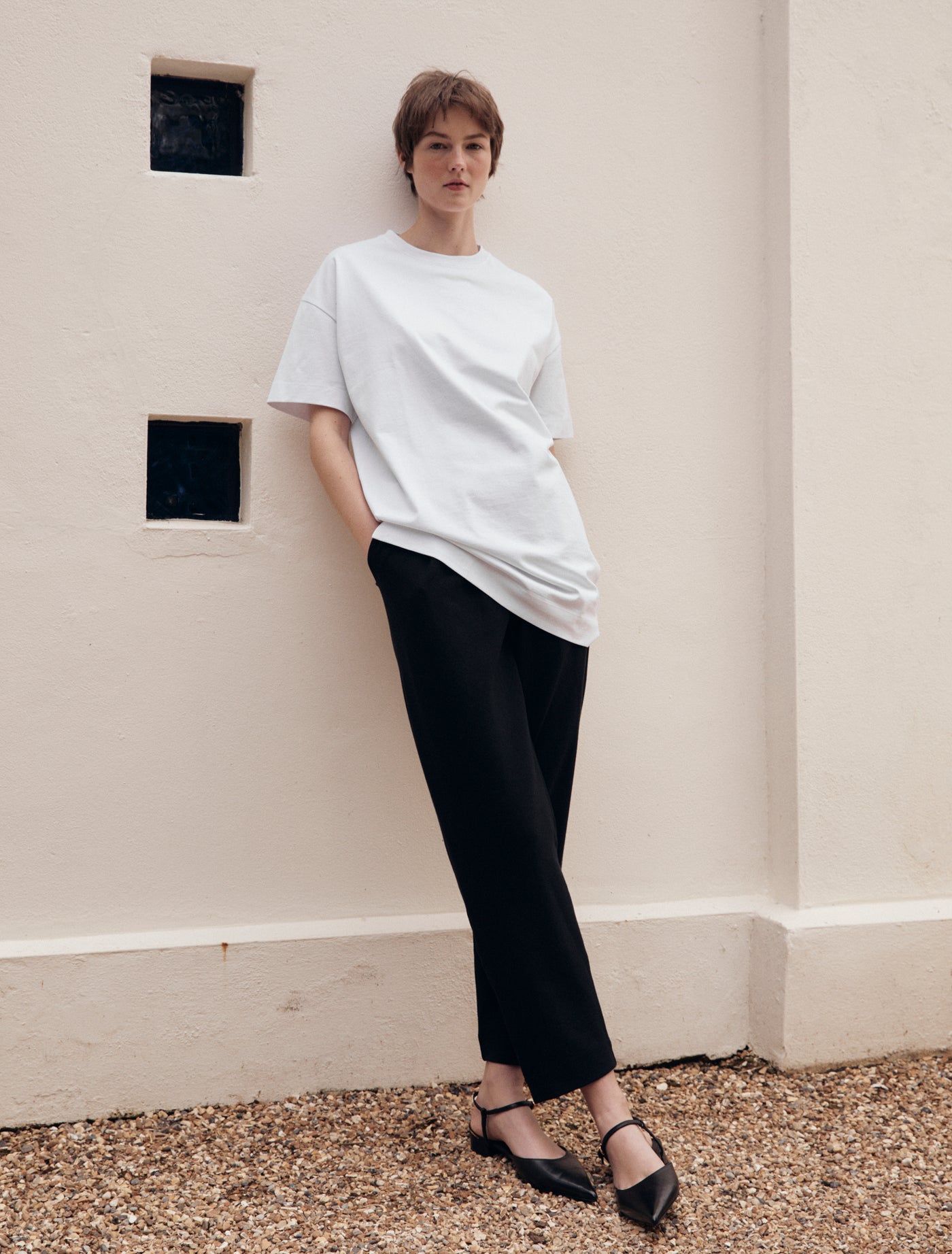 Flax Trousers in Black