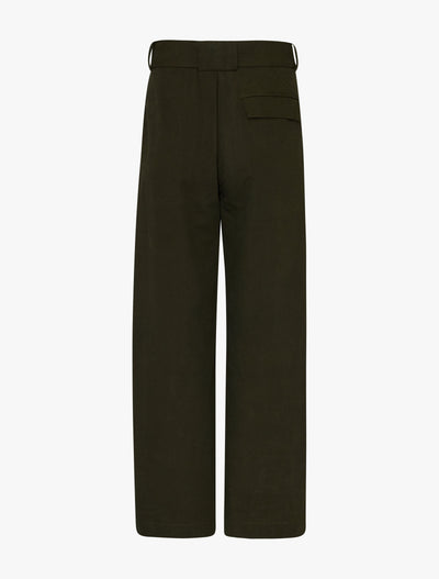 Tino Trousers In Dark Olive