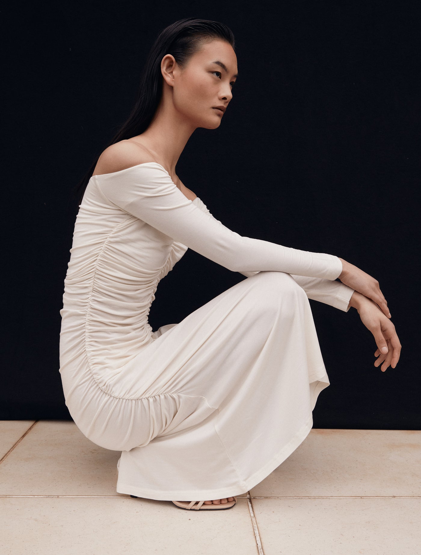 Osha Dress in White