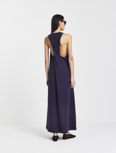 Siq Dress in Aubergine