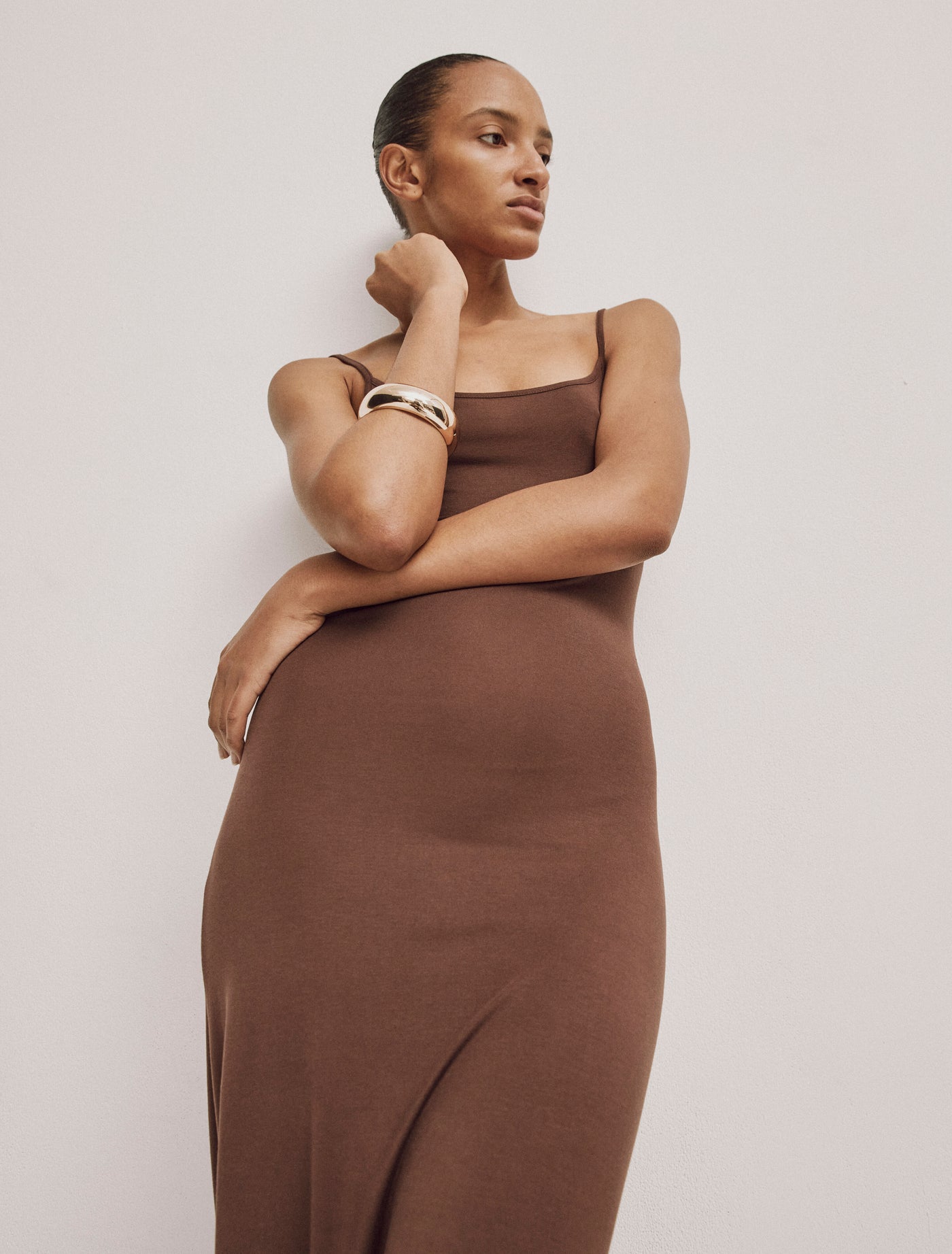 Ares Dress in Chestnut