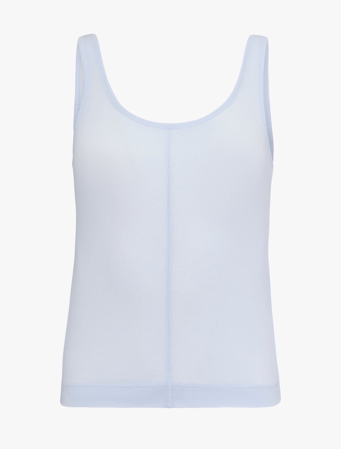 Ivo Rib Vest in Sky Blue