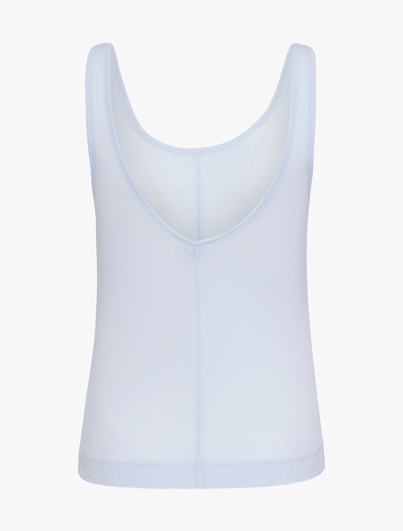 Ivo Rib Vest in Sky Blue