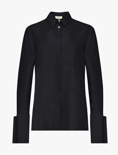 Signature Luxe Shirt In Black