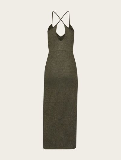 Ana Dress in Dark Bronze