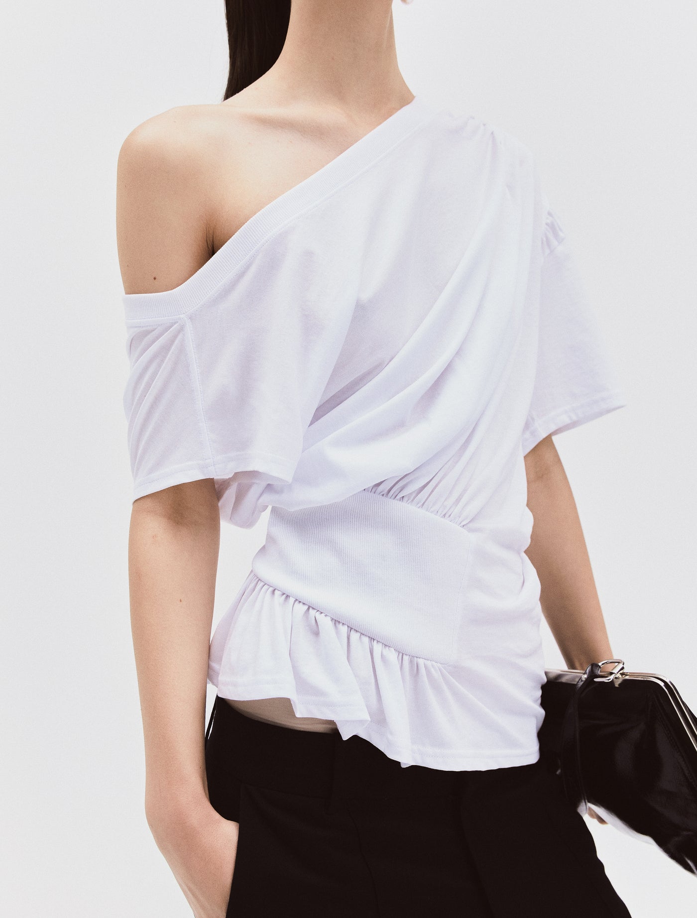 Agathi Top in White