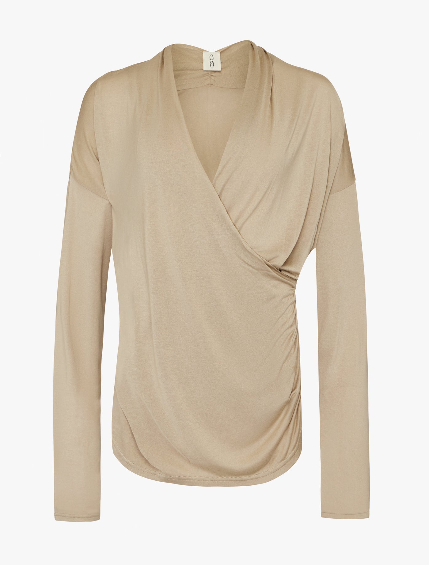 Calix Top In Taupe