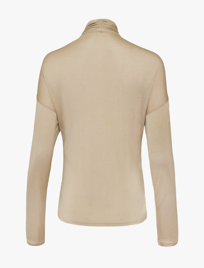 Calix Top In Taupe