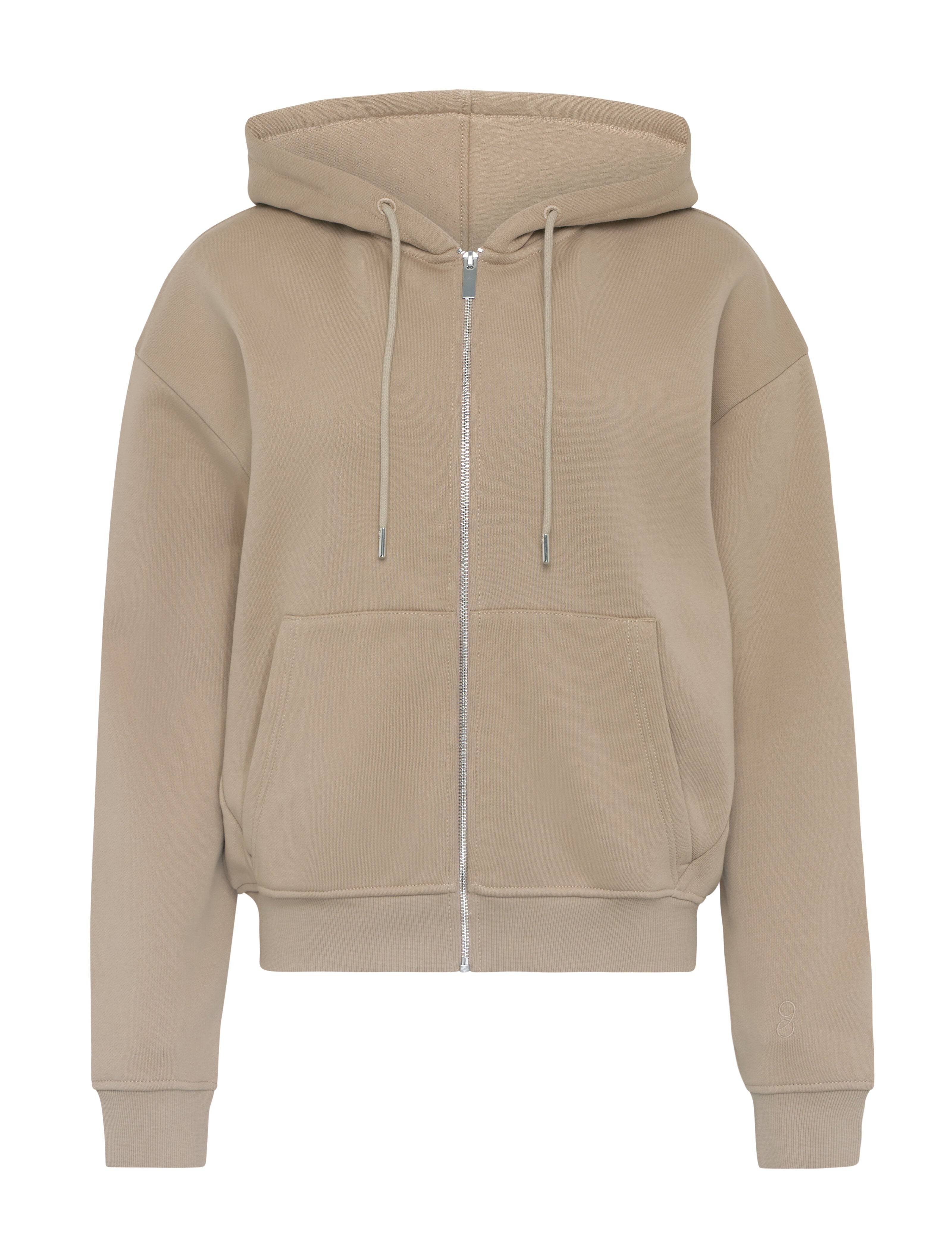 Signature Zip Up Hoodie - Taupe – Ninety Percent Signature Zip Up Hoodie - Taupe – Ninety Percent