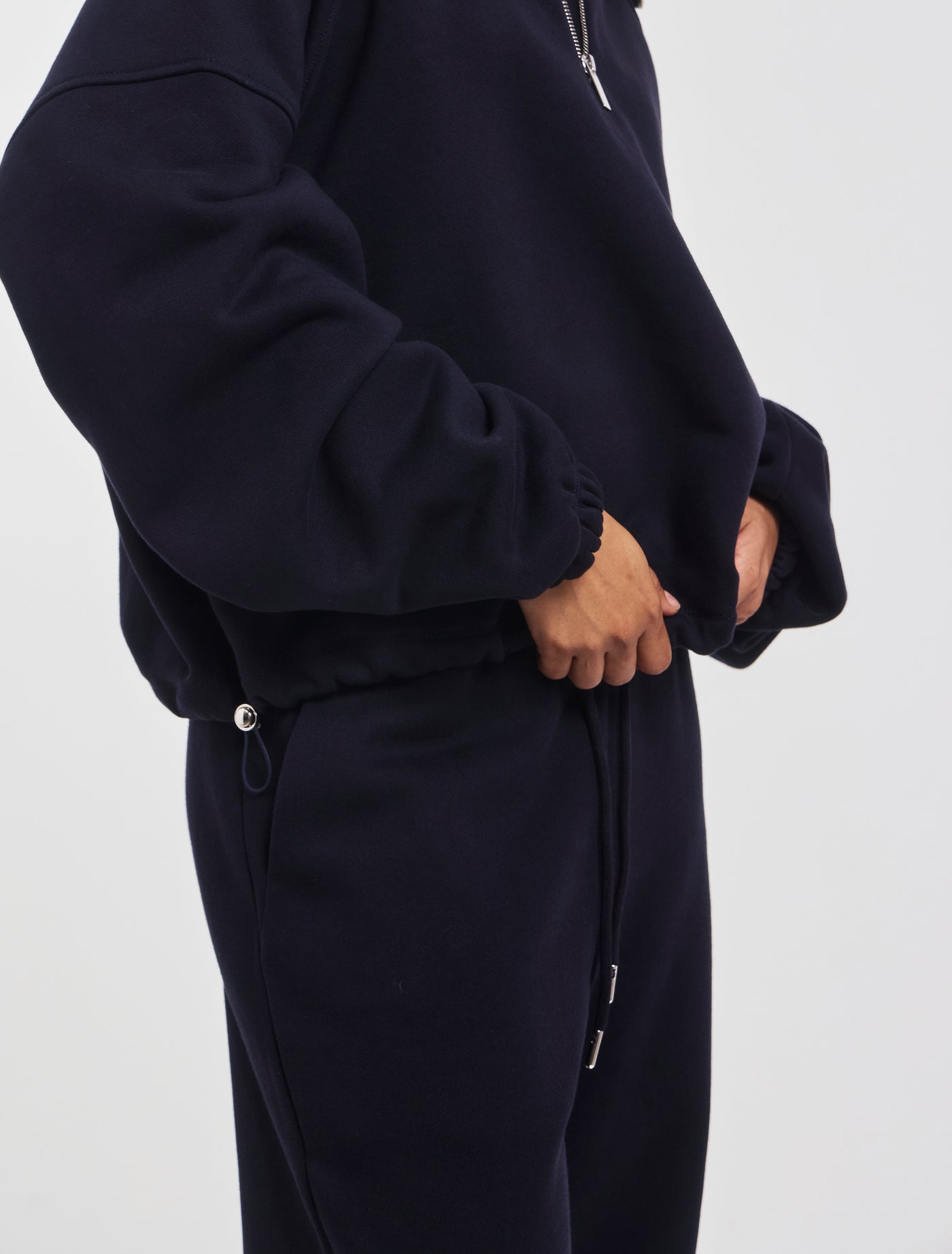 Signature Half Zip Sweatshirt in Darkest Navy