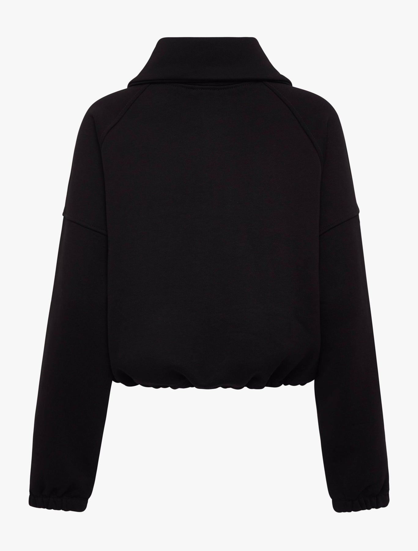 Classic Half Zip Sweatshirt in Black