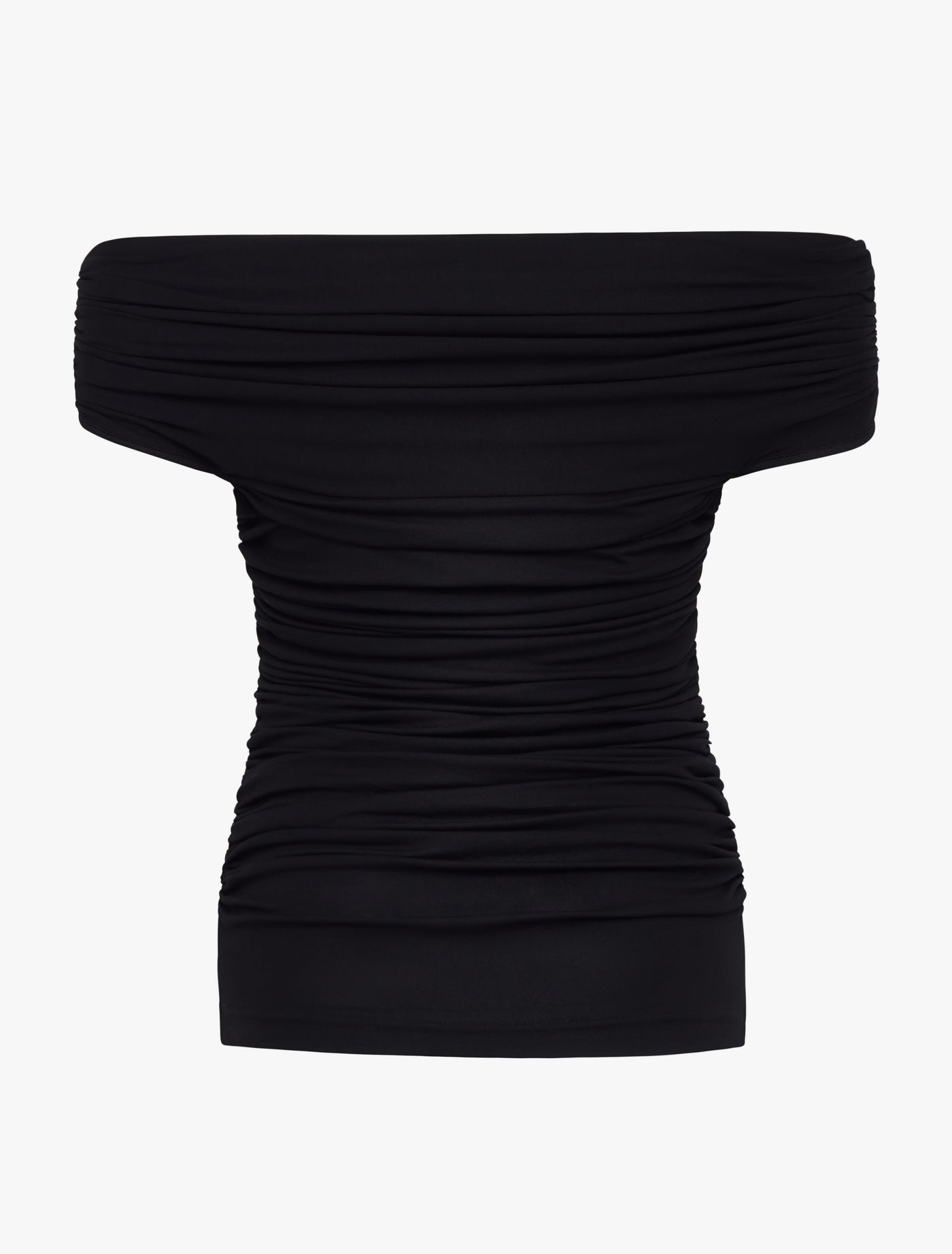 Noho Top in Black, off-shoulder design, back view