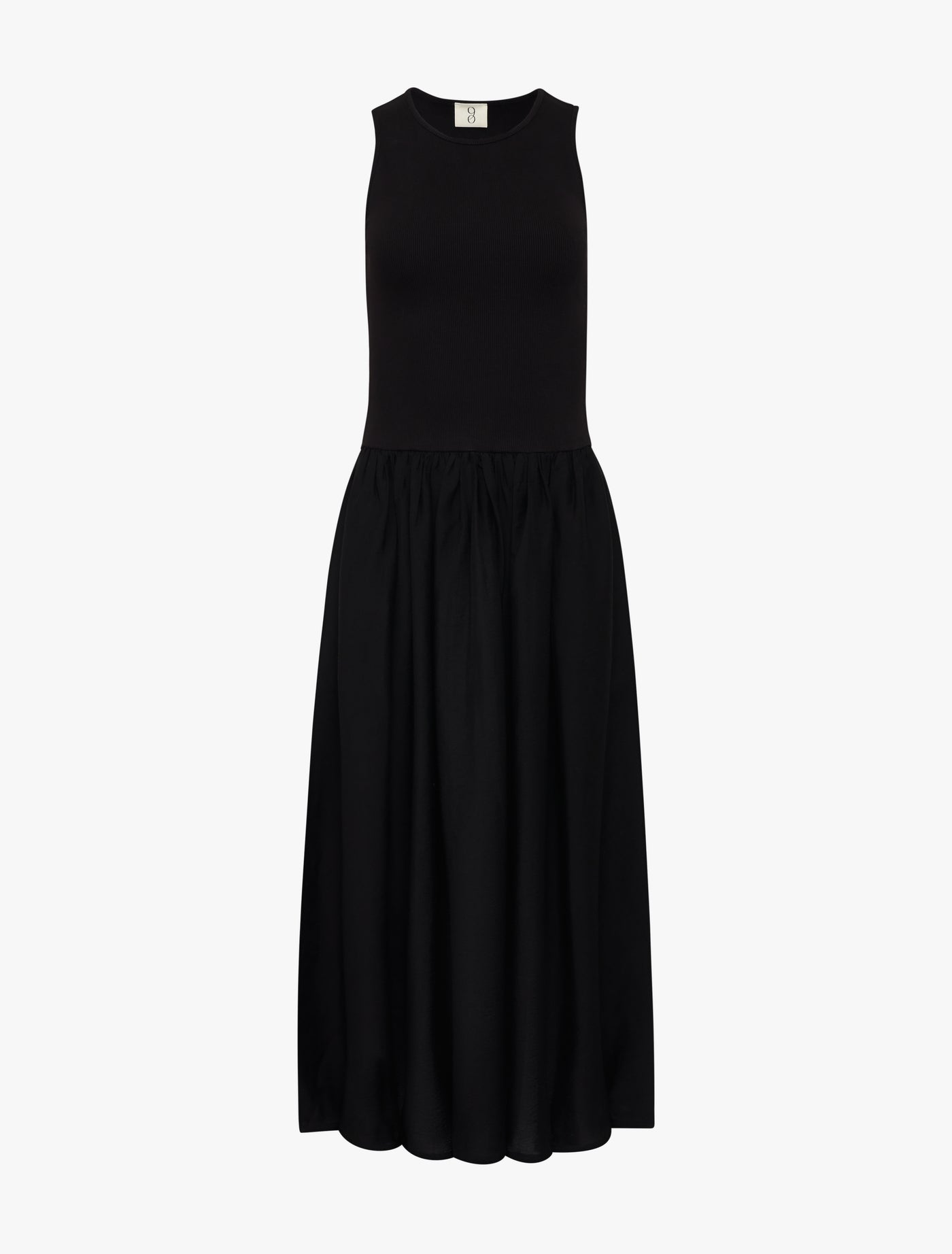 Sika Dress in Black, front view