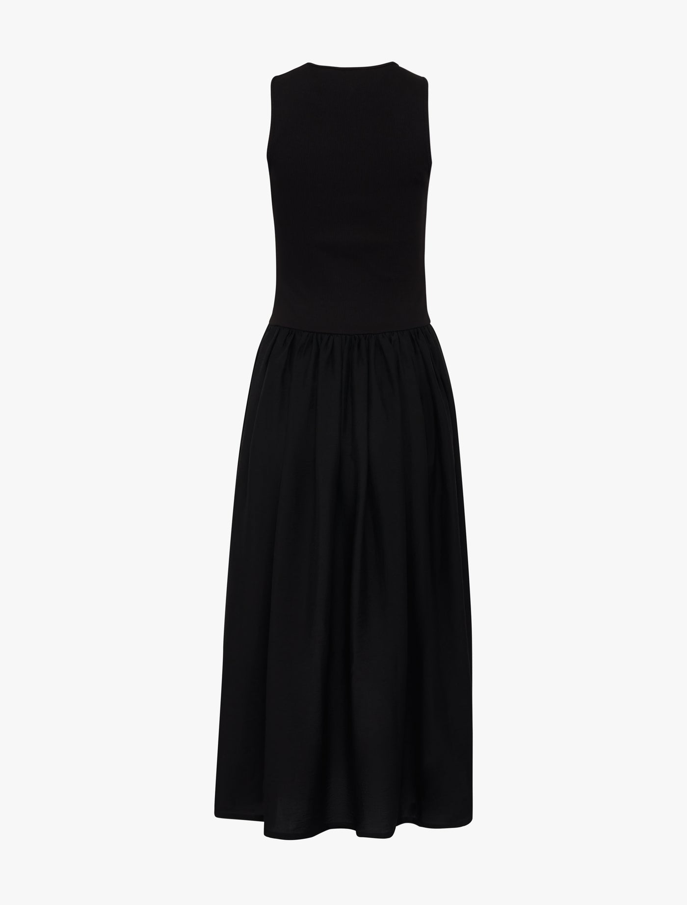 Sika Dress in Black, back view