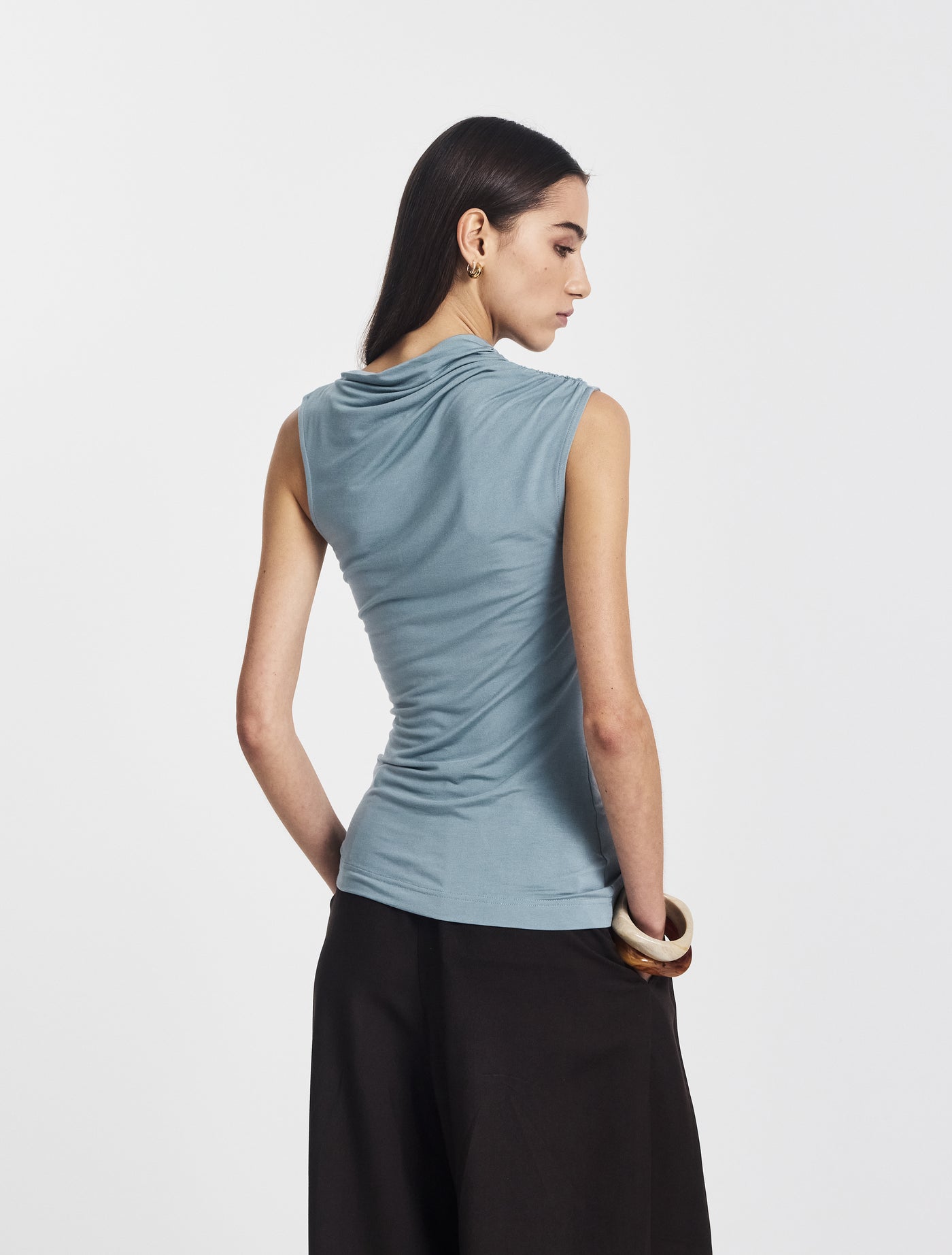 Lui Top in Powder Blue