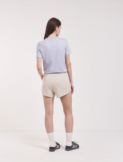 Signature Sweatshort in Oatmeal Melange