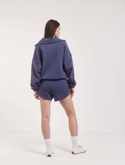 Signature Sweatshort in Summer Navy