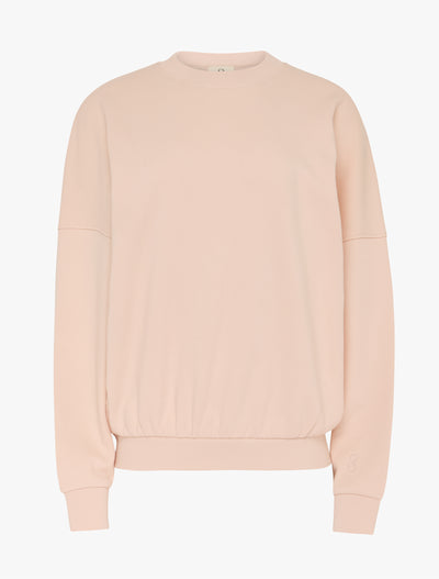 Signature Oversized Sweatshirt in Silver Peony