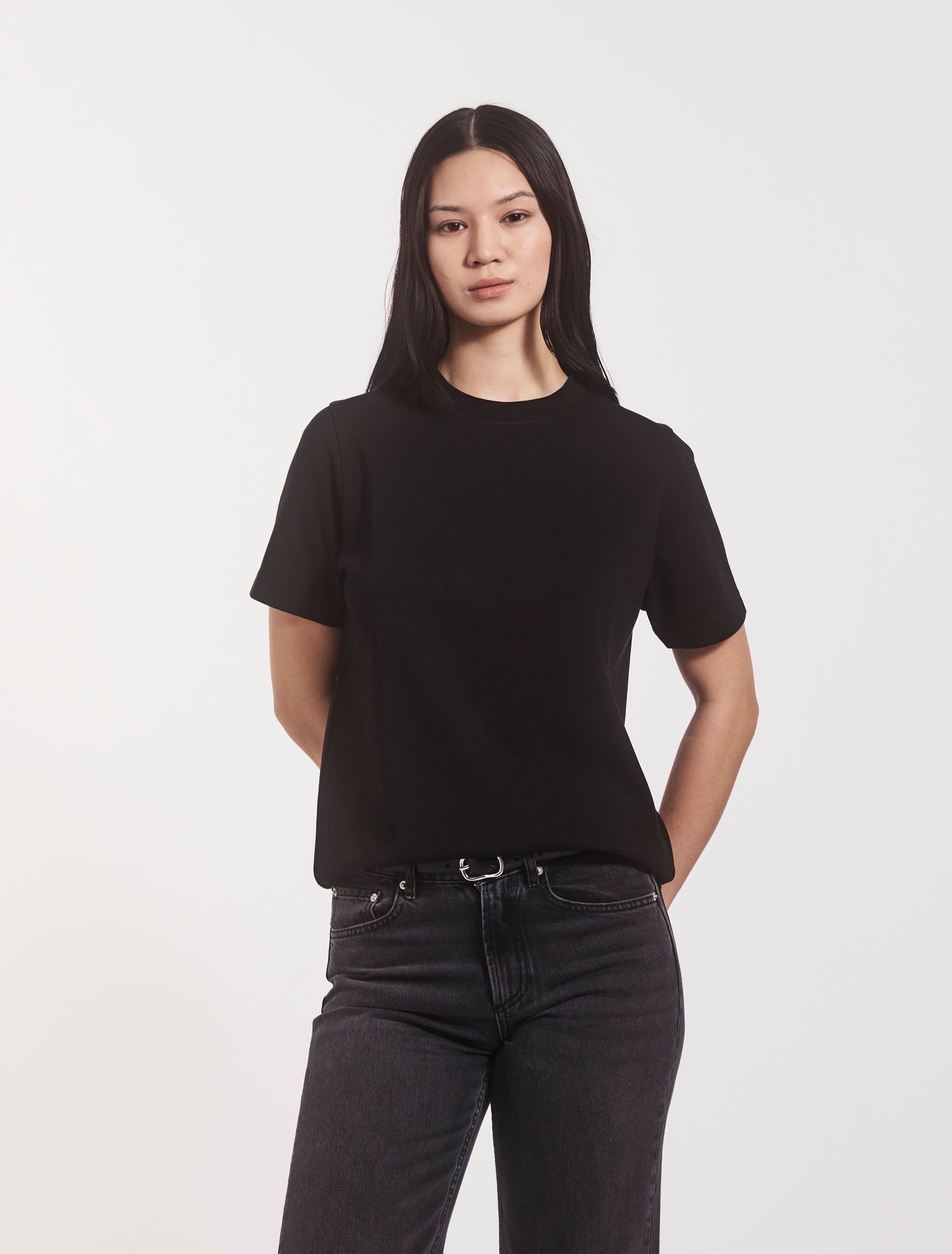 Signature Oversized T-Shirt in Black