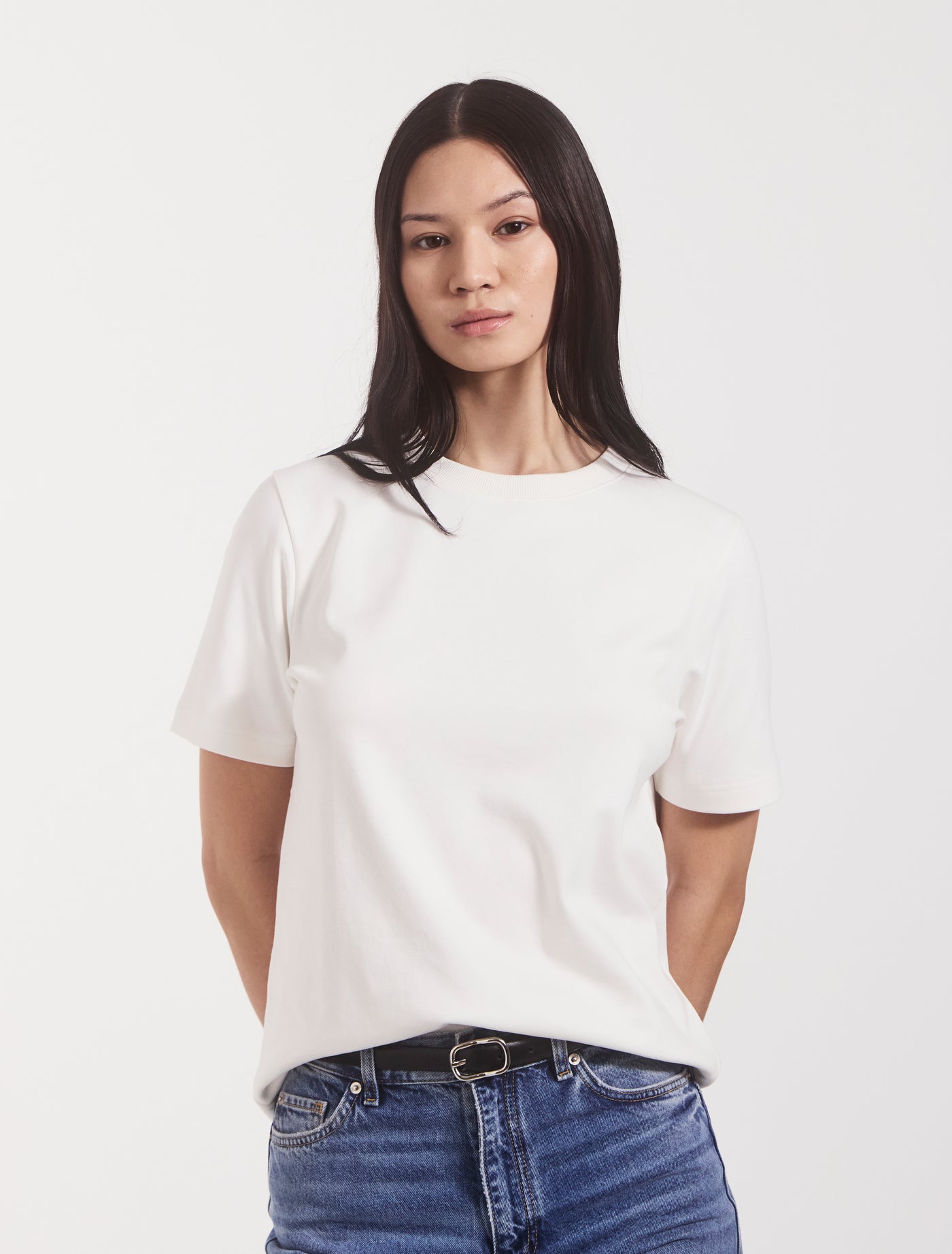 Signature Oversized T-Shirt in Chalk White