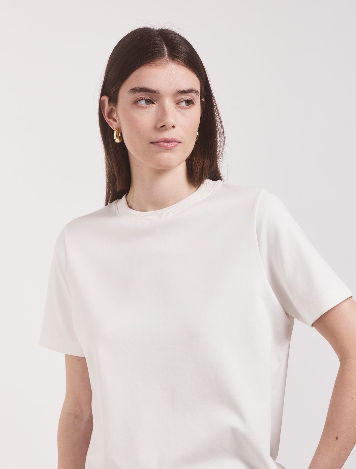 Signature Oversized T-Shirt in Chalk White