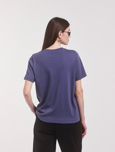 Signature Oversized T-Shirt in Summer Navy