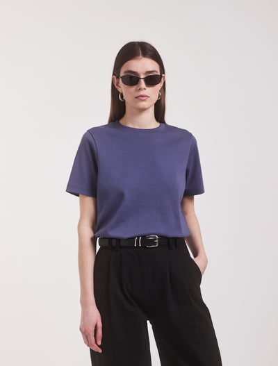 Signature Oversized T-Shirt in Summer Navy