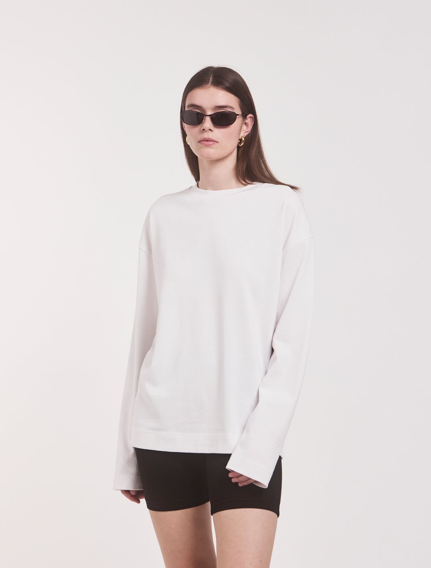 The Boyfriend LS T-Shirt in White