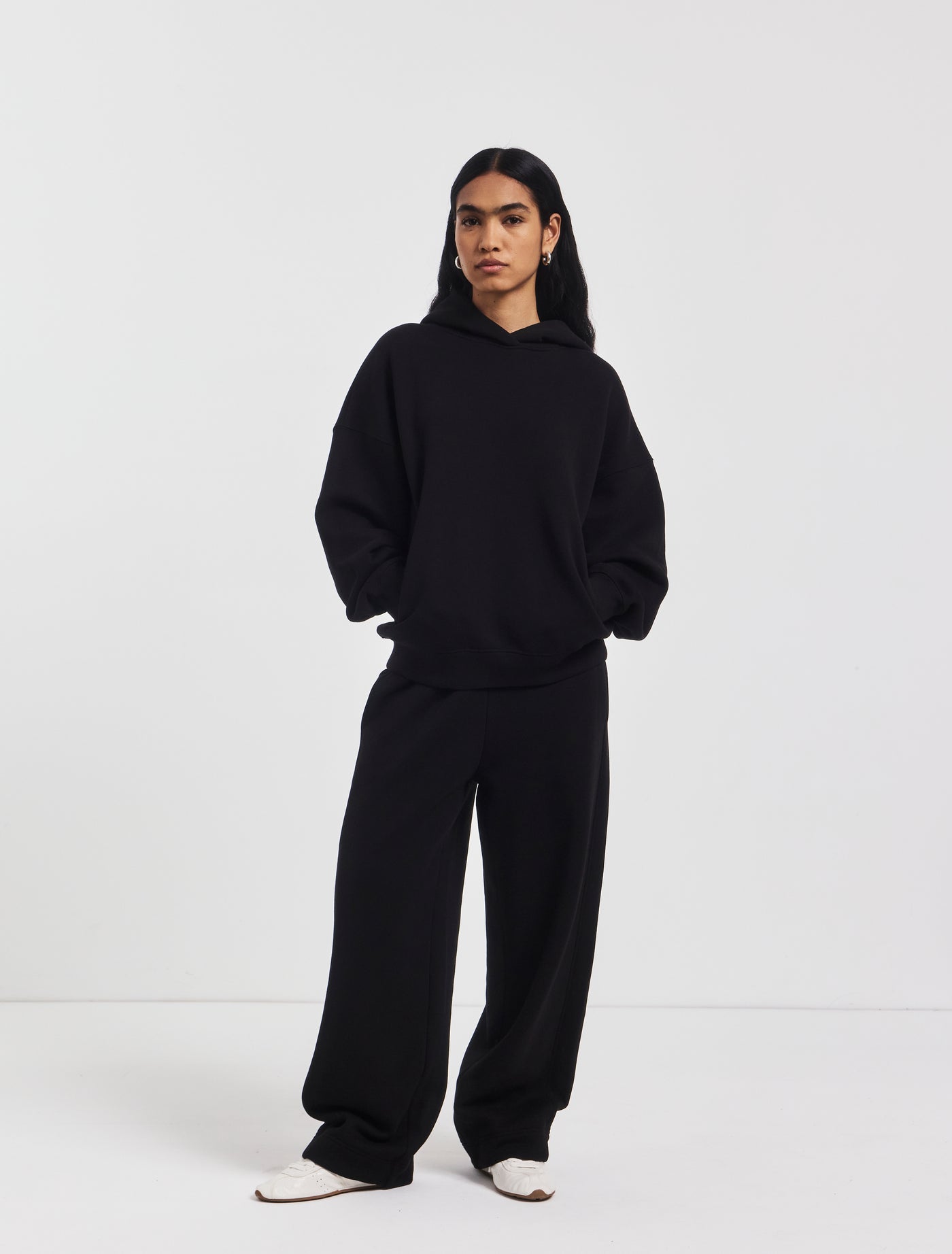 Ellery Barrel Leg Sweatpant in Black