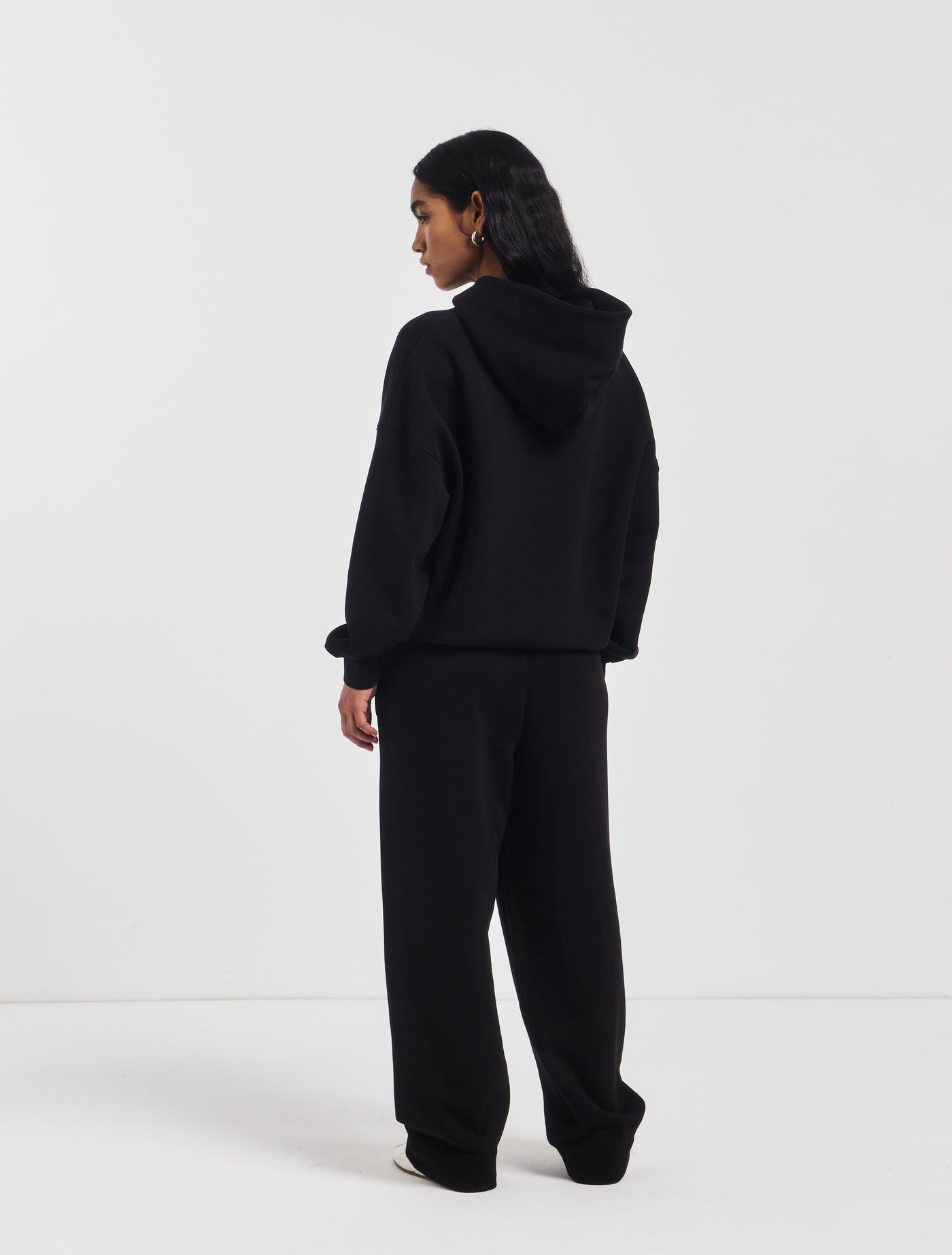 Ellery Barrel Leg Sweatpant in Black