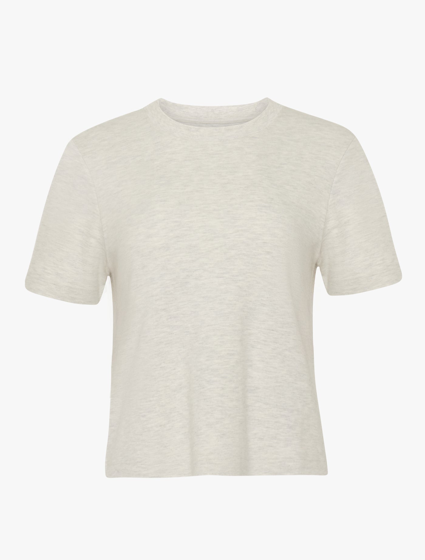 Signature Oversized T-Shirt in Light Grey Marl