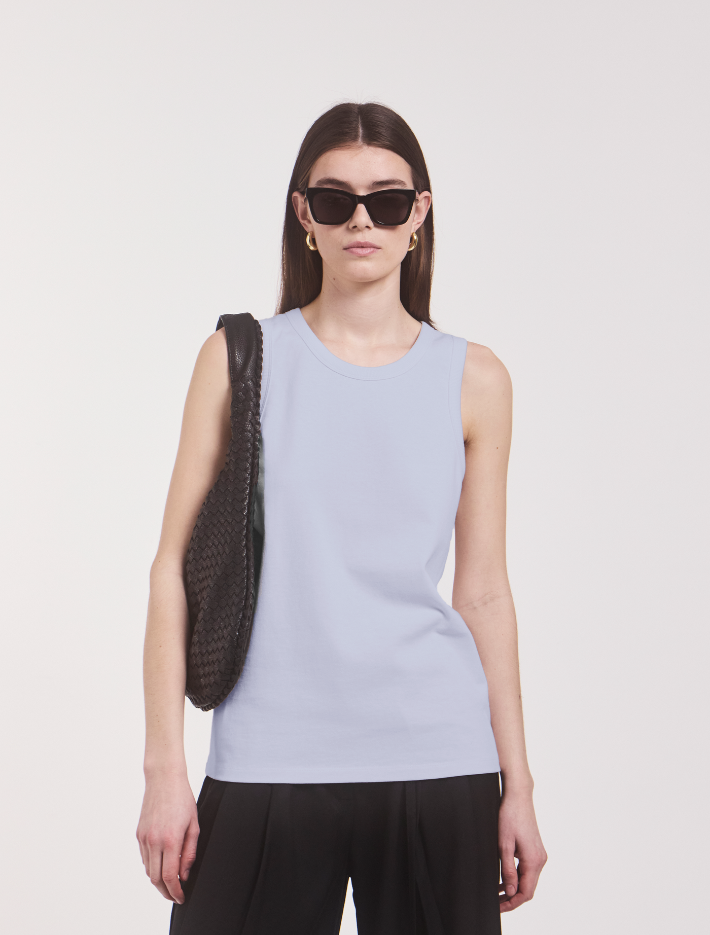 The Boyfriend Vest in Sky