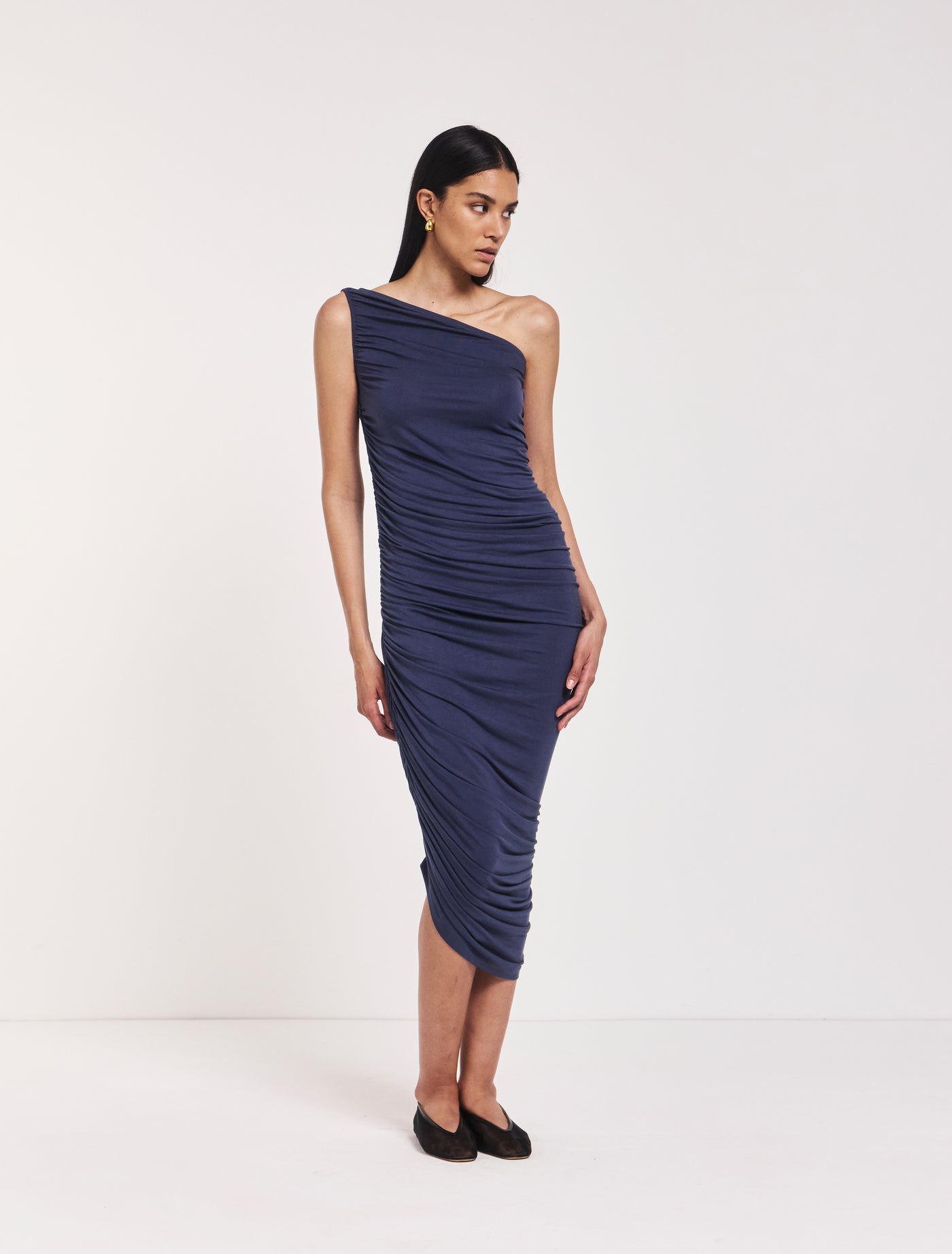 Aysm Midi Dress in Nightime