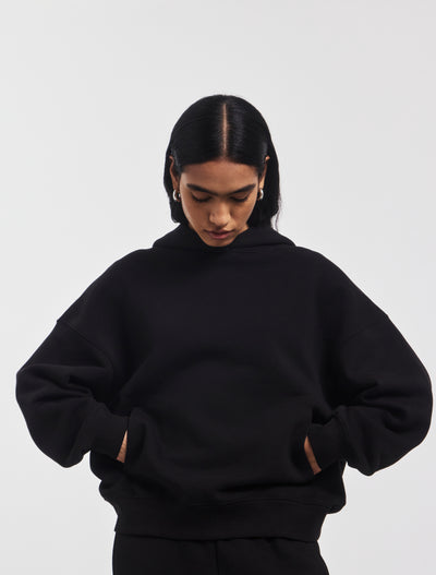 Oversized Hoodie in Black