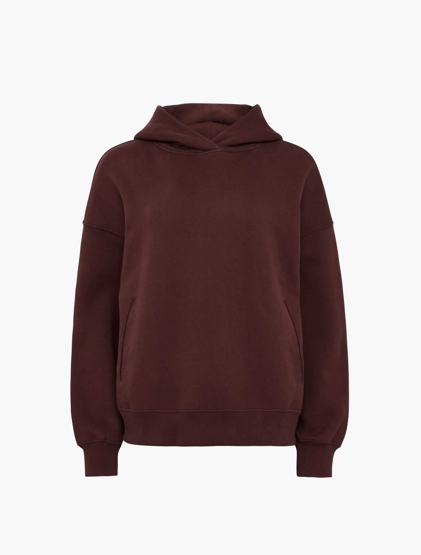 Oversized Hoodie in Bordeaux