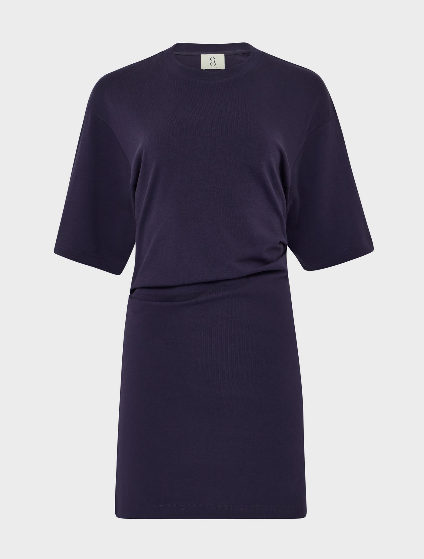 Raya T-Shirt Dress in Aubergine