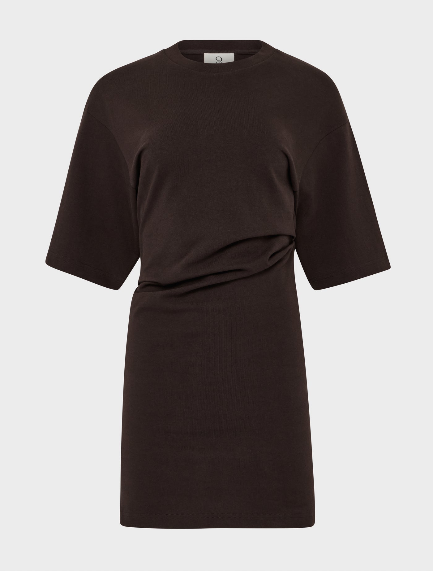 Raya T-Shirt Dress in Bitter Chocolate